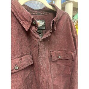 Harley-Davidson Mens XL Maroon Genuine MotorClothes Long‎ Sleeve Shirt